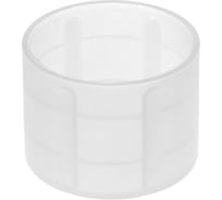 Заглушка пластиковая Миниворкс круглая Ø25.4 мм, наружная, серия TXT, цвет бесцветный –  (15 шт.) TXT25,4/24,8