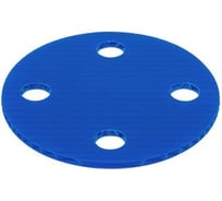 Диск пластиковый Миниворкс Ø100 мм под фланец ДУ25 (1) со стандартом давления PN 6, цвет синий –  (1 шт.) DPF6-25