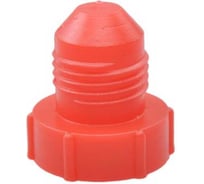 Заглушка пластиковая Миниворкс под внутреннюю резьбу 3/4, цвет красный, 5 шт TTLU3/4