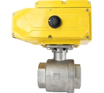 Кран шаровой DN.ru КШМП.316.230-ISO Ду100 Ру40 с электроприводом QT-020 24В D160-00133