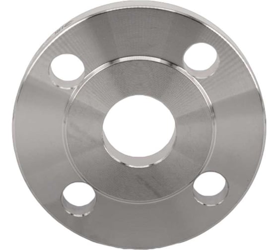 Фланец плоский с зеркалом нержавеющий NEWKEY AISI304 DN25 (1') (32мм), (CF8), РN16 NK-F25/4 1