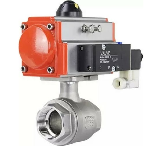 Кран DN.ru КШМП-ISO Ду50 Ру63 с пневмоприводом SA и ...