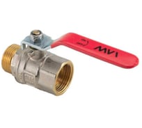 Шаровой кран MVI ГОСТ, 1/2 вн.-нар., рычажная рукоятка (РМЦ) BV.912.04