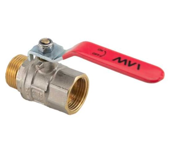Шаровой кран MVI ГОСТ, 2 вн.-нар., рычажная рукоятка (РМЦ) BV.912.09 1