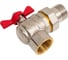 Кран-американка MVI ГОСТ угловой, 1 вн-нар, рукоятка «бабочка» BV.922.06 2