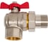 Кран-американка MVI ГОСТ угловой, 1 вн-нар, рукоятка «бабочка» BV.922.06 4