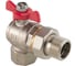 Кран-американка MVI ГОСТ угловой, 1/2 вн-нар, рукоятка «бабочка» BV.922.04 1