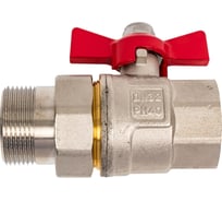 Кран-американка MVI ГОСТ, 1 1/4 вн-нар, рукоятка «бабочка» BV.920.07