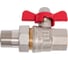 Кран-американка MVI ГОСТ, 1/2 вн-нар, рукоятка «бабочка» BV.920.04 3