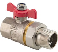 Кран-американка MVI ГОСТ, 3/4 вн-нар, рукоятка «бабочка» BV.920.05