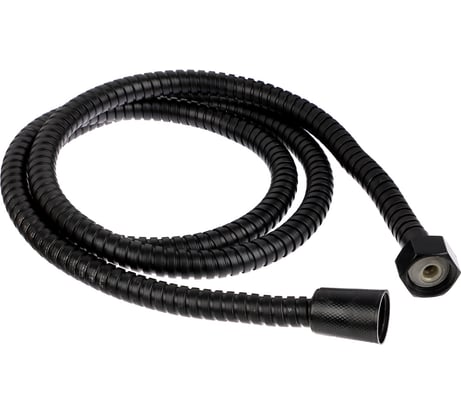 Шланг для душа СоюзКран 150см, 1/2(Имп)-1/2(Имп), сталь, пластик, ПВХ, черный 569-041