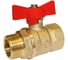 Кран шаровой ГАЛЛОП 1/2'' вн/нар бабочка 11б27п1 Стандарт 231 PN40 532610 1