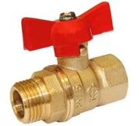 Кран шаровой ГАЛЛОП 3/4'' вн/нар бабочка 11б27п1 Стандарт 231 PN40 532611