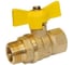 Кран газ шаровой ГАЛЛОП 1/2'' вн/нар бабочка 11б27п Стандарт 231 PN40 532621 1
