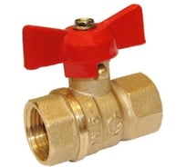 Кран шаровой ГАЛЛОП 3/4'' вн/вн бабочка 11б27п1 Стандарт 230 PN 40 532609