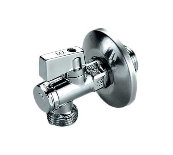 Кран угловой шаровой Tiemme 1/2x3/4 НН, с чашкой и фильтром 2950055 1
