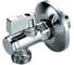 Кран угловой шаровой Tiemme 1/2x3/4 НН, с чашкой и фильтром 2950055 1