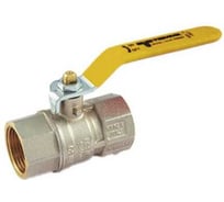Кран шаровой для газа Tiemme TORNADO рычаг, 1/2 ВВ, желтый 2390001