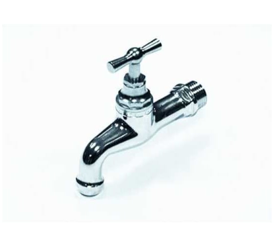 Кран вентильный сливной Tiemme 1/2, без штуцера, хром 2580043 2588С 1