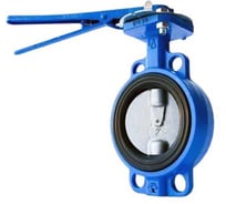 Затвор дисковый межфланцевый чугунный NEWKEY DN 100 (4), PN16 NK-DZi100