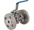 Кран шаровый фланцевый под привод нержавеющий NEWKEY (3PC), AISI316TI DN15 (1/2), PN40 NK-BFp15/6ti 2