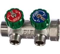 Коллектор регулирующий FAR 1 (ВР-НР) с 2 отв. 1/2EU с вставкой под плоское уплотнение FK 3821 112UN