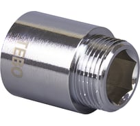 Удлинитель хромированный ВН/НАР TEBO 1/2"x80мм латунь T-ЛР.У.2.12-80.ХР.CN