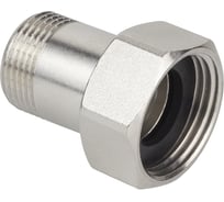 Штуцер с накидной гайкой TEBO 3/4"х1" латунь T-ЛР.Ш.9.34-1.CN