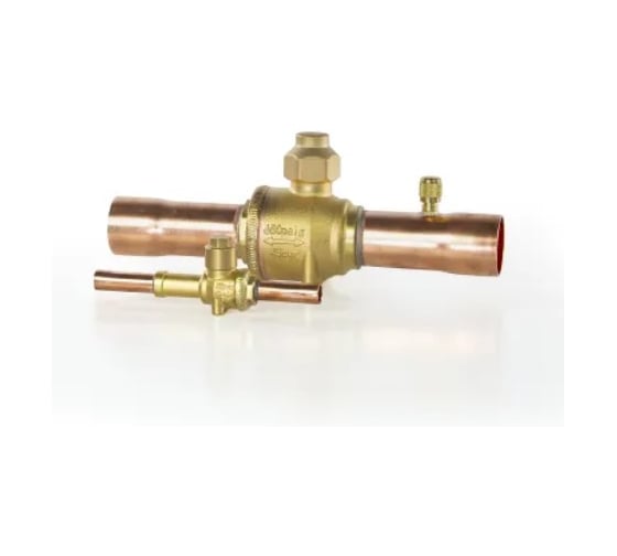 Кран шаровый Hongsen HBC-28, 1-1/8 ODF с портом (Аналог 009L7056R) HBC-28V 1
