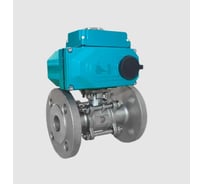 Кран шаровой фланцевый NEWKEY (3PC), DN65 (2_1/2), AISI304, PN16, с электроприводом DC 24V (С-10) NK-BFp65/4*PEDL10