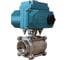 Кран шаровой муфтовый NEWKEY (3PC), AISI304 DN50 (2), с электроприводом AC 220V (С-05) NK-BMTp50/4*PEAH50 4