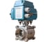 Кран шаровой муфтовый NEWKEY (3PC), AISI304 DN50 (2), с электроприводом AC 220V (С-05) NK-BMTp50/4*PEAH50 5