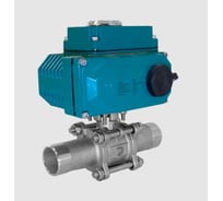 Кран шаровой приварной NEWKEY AISI304 DN25 (1), с электроприводом AC 24V (C-03) NK-BEp25/4*PEAL30