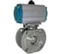 Кран шаровой межфланцевый NEWKEY AISI304 DN 200 (8), с двухсторонним пневмоприводом AT190D NK-BIFp200/4*AT190D 1