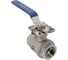 Кран шаровой муфтовый NEWKEY (2PC), AISI304 DN40 (1_1/2), с односторонним пневмоприводом AT75S NK-BMp40/4*AT75S 3