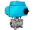 Кран шаровой муфтовый NEWKEY (3PC), AISI304 DN40 (1_1/2), с электроприводом DC 24 V (С-05) NK-BMTp40/4*PEDL50 1