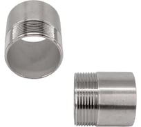 Ниппель приварной NEWKEY нержавеющий, AISI304 DN40 (1_1/2), (CF8), PN16 набор 2 шт NAB2-NK-NE40/4