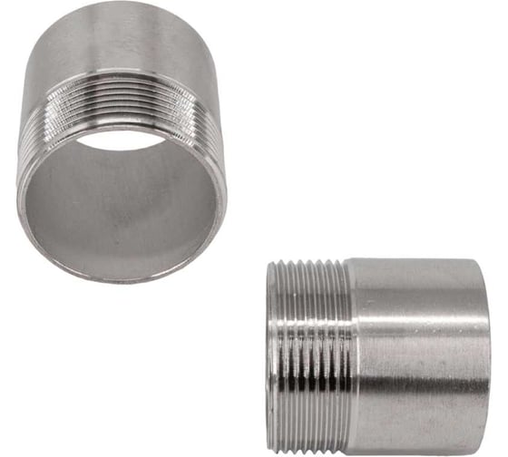 Ниппель приварной NEWKEY нержавеющий, AISI304 DN40 (1_1/2), (CF8), PN16 набор 2 шт NAB2-NK-NE40/4 1