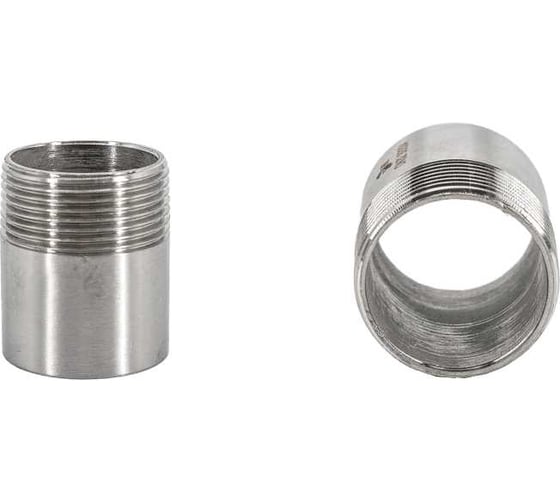 Ниппель приварной NEWKEY нержавеющий, AISI304 DN32 (1_1/4), (CF8), PN16 набор 2 шт NAB2-NK-NE32/4 1