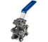 Кран шаровой муфтовый NEWKEY (3PC), AISI304 DN20 (3/4), с электроприводом AC 24V (C-03) NK-BMTp20/4*PEAL30 3