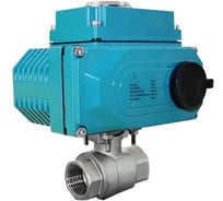 Кран шаровой муфтовый NEWKEY (2PC), AISI304 DN50 (2), с электроприводом AC 24V (C-05) NK-BMp50/4*PEAL50