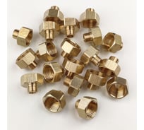Переходник Профитт латунь, 1/2" ВР х 1/4" НР, 20 шт. 9274832