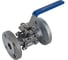 Кран шаровый фланцевый NEWKEY (3PC), DN25 (1), AISI316ti, PN40, с односторонним пневмоприводом AT63S NK-BFp25/6ti*AT63S 3