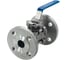 Кран шаровый фланцевый NEWKEY (3PC), DN32 (1_1/4), AISI304, PN16, с односторонним пневмоприводом AT52S NK-BFp32/4*AT52S 3