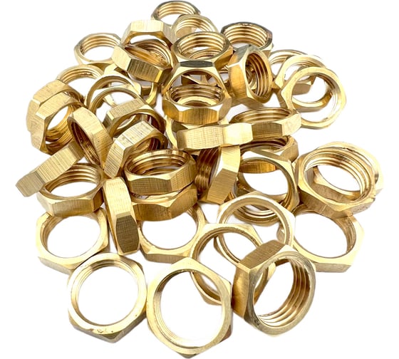 Латунная контргайка Профитт 1/2" ВР, 50 шт 9274757 1