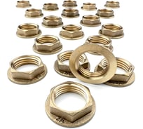 Латунная контргайка Профитт с ребордой, 1/2" ВР, 20 шт 9279233