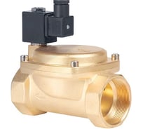 Клапан электромагнитный NEWKEY латунный, обратного действия, нормально закрытый, DN15 (1/2), PN16, 12DC 0927200-12DC