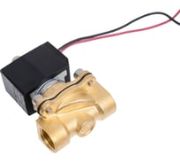 Клапан электромагнитный NEWKEY латунный, прямого действия, нормально закрытый, DN15 (1/2), PN10, 24DC 2W-160-15-24DC
