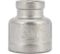 Муфта переходная нержавеющая NEWKEY AISI304 DN25 х DN15 (1 х 1/2), (CF8), PN16 набор 2 шт NAB2-NK-MMH25*15/4