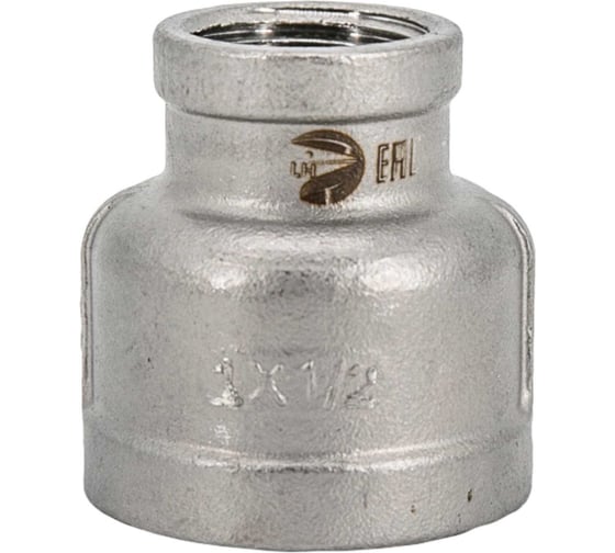 Муфта переходная нержавеющая NEWKEY AISI304 DN25 х DN15 (1 х 1/2), (CF8), PN16 набор 2 шт NAB2-NK-MMH25*15/4 1